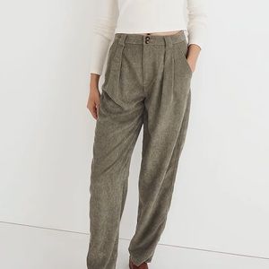 Corduroy High-Rise Tapered Pants- Madewell